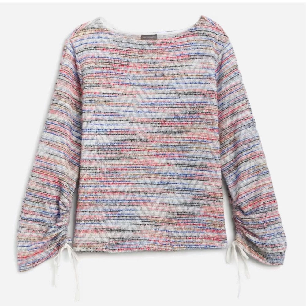 Vince Camuto Maritza eyelash knit top, size L